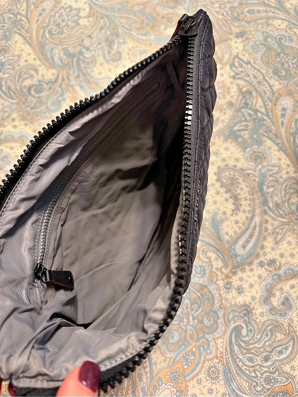 NWOT MZ WALLACE Black Rec Metro Pouch - Picture 4 of 5